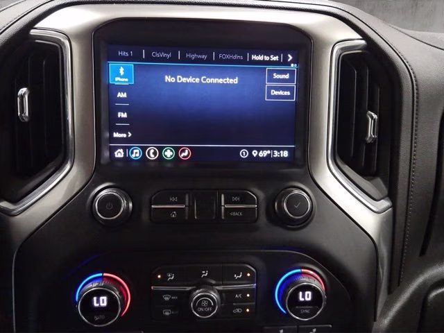 2020 Black Chevrolet Silverado 1500 RST 4X4 Truck
