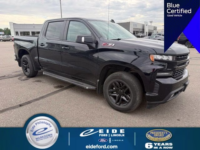 2020 Black Chevrolet Silverado 1500 RST 4X4 Truck