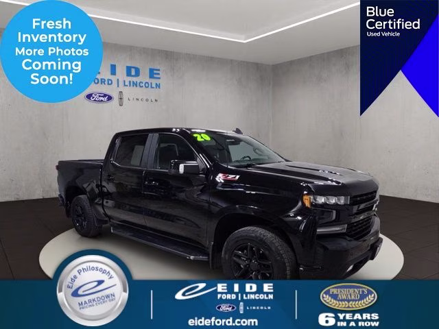 2020 Black Chevrolet Silverado 1500 RST 4X4 Truck