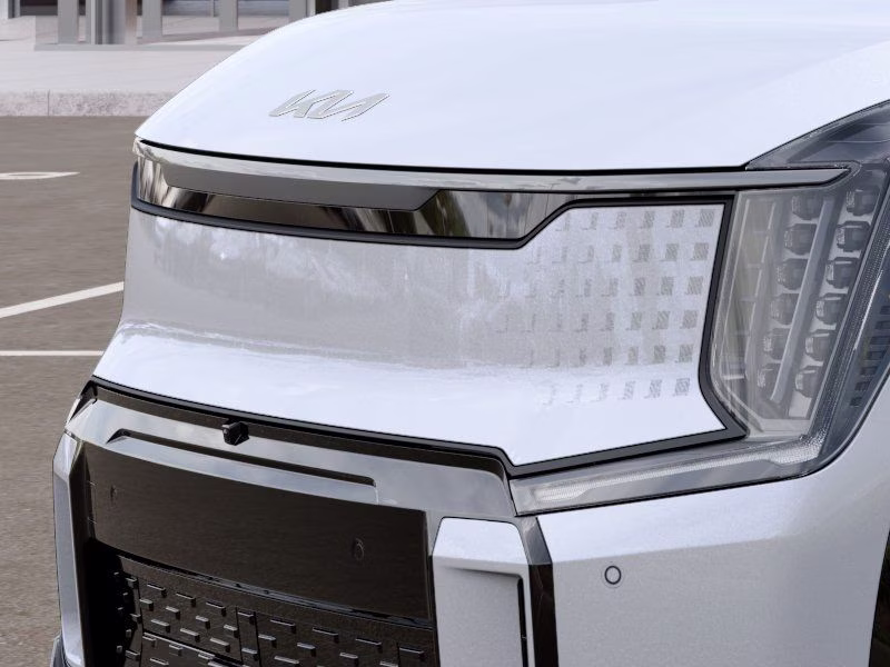 2026 Glacial White Pearl/Ebony Black Roof Kia EV9 GT-Line AWD SUV