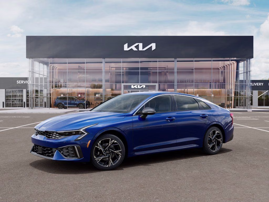 2026 Yacht Blue Kia K5 GT-Line FWD Sedan