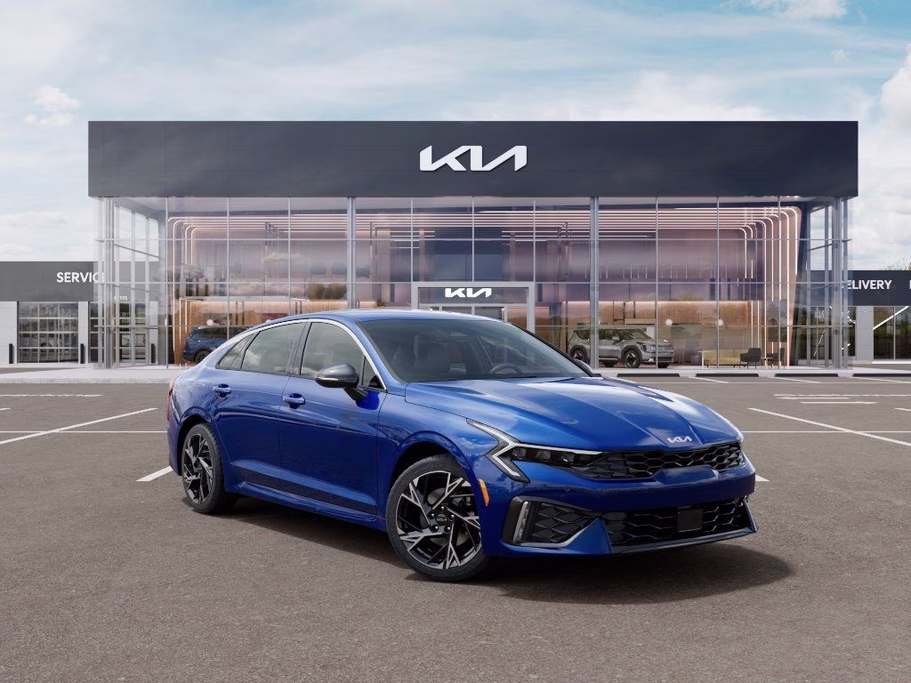 2026 Yacht Blue Kia K5 GT-Line AWD Sedan