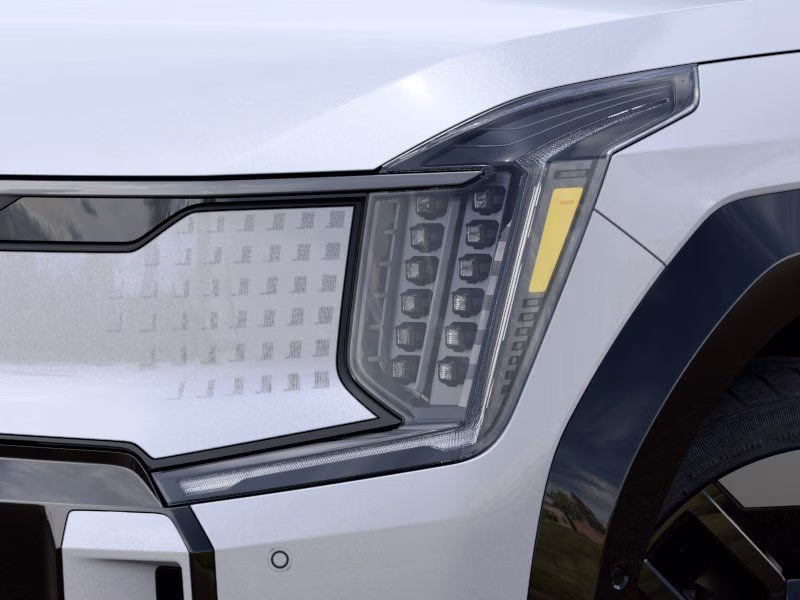 2026 Glacial White Pearl/Ebony Black Roof Kia EV9 GT-Line AWD SUV