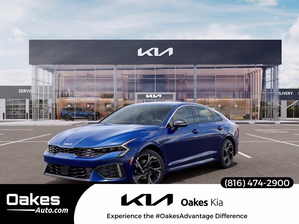 2026 Yacht Blue Kia K5 GT-Line AWD Sedan