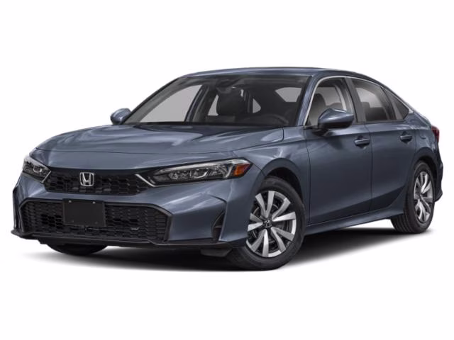 2026 Meteorite Gray Metallic Honda Civic LX FWD Sedan
