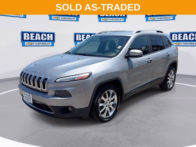 2014 Billet Silver Metallic Jeep Cherokee Limited FWD SUV