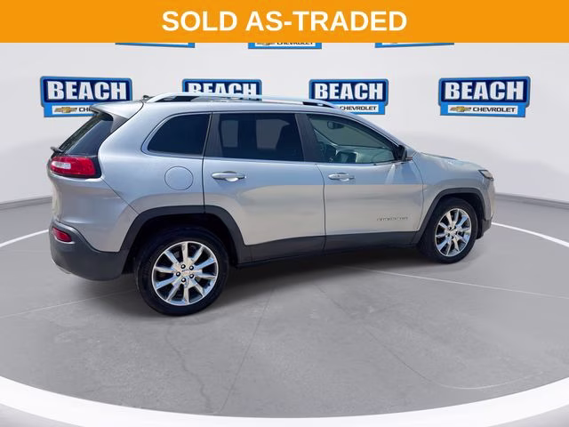 2014 Billet Silver Metallic Jeep Cherokee Limited FWD SUV