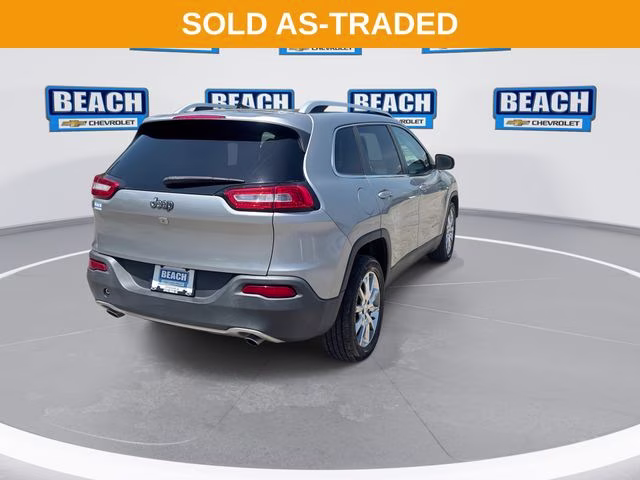 2014 Billet Silver Metallic Jeep Cherokee Limited FWD SUV