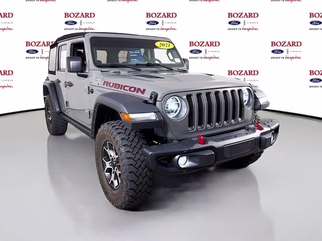 2021 Gray Clearcoat Jeep Wrangler Unlimited Rubicon 4X4 SUV