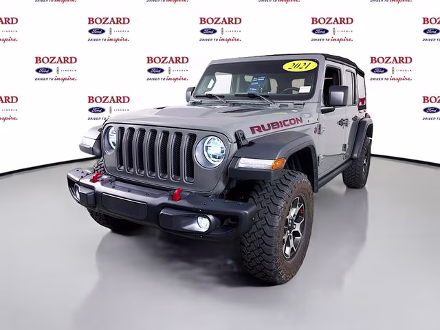 2021 Gray Clearcoat Jeep Wrangler Unlimited Rubicon 4X4 SUV