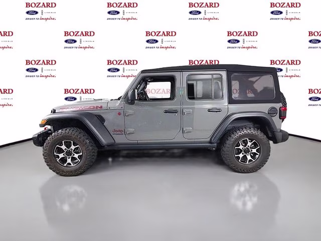 2021 Gray Clearcoat Jeep Wrangler Unlimited Rubicon 4X4 SUV
