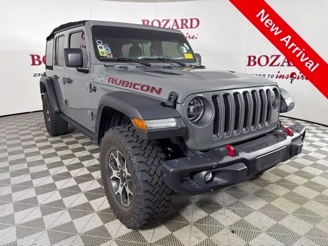 2021 Gray Clearcoat Jeep Wrangler Unlimited Rubicon 4X4 SUV