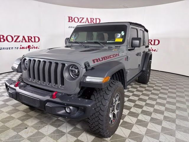 2021 Gray Clearcoat Jeep Wrangler Unlimited Rubicon 4X4 SUV