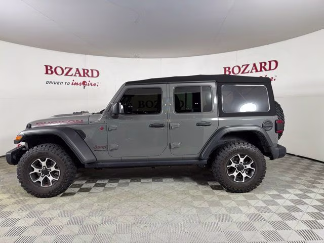 2021 Gray Clearcoat Jeep Wrangler Unlimited Rubicon 4X4 SUV
