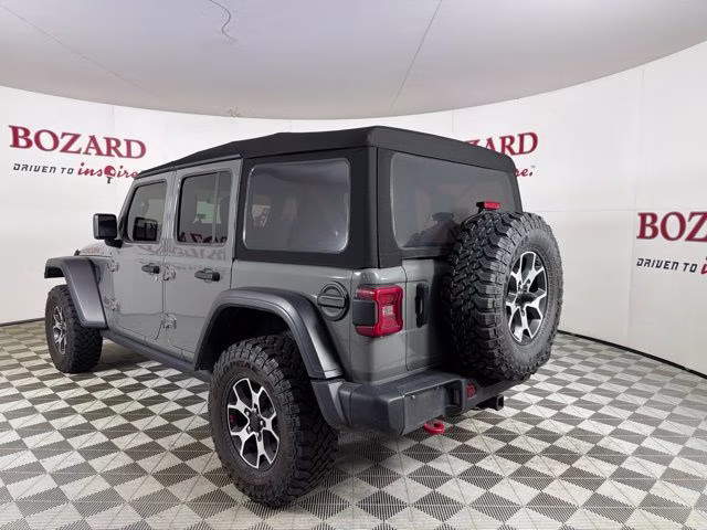 2021 Gray Clearcoat Jeep Wrangler Unlimited Rubicon 4X4 SUV