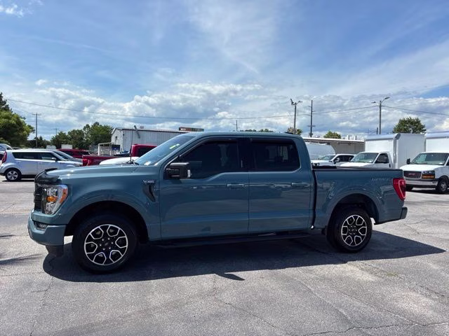 2023 Blue Ford F-150 XLT RWD Truck