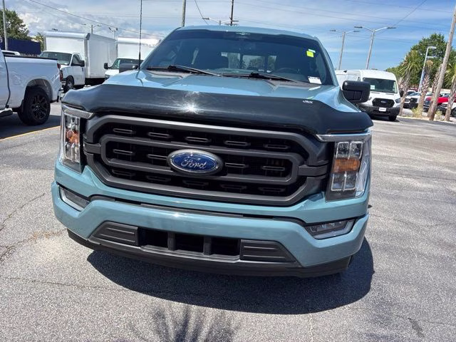 2023 Blue Ford F-150 XLT RWD Truck