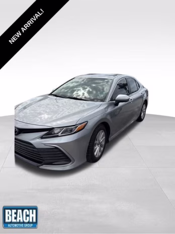 2022 Silver Toyota Camry LE FWD Sedan