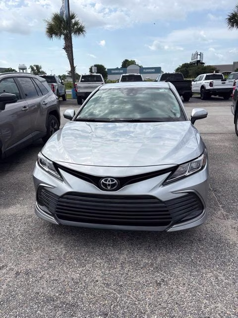 2022 Silver Toyota Camry LE FWD Sedan
