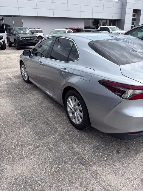 2022 Silver Toyota Camry LE FWD Sedan