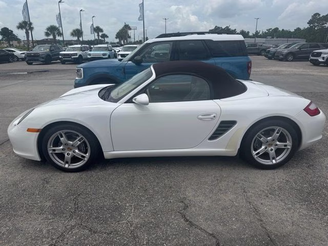2008 White Porsche Boxster Base RWD Convertible
