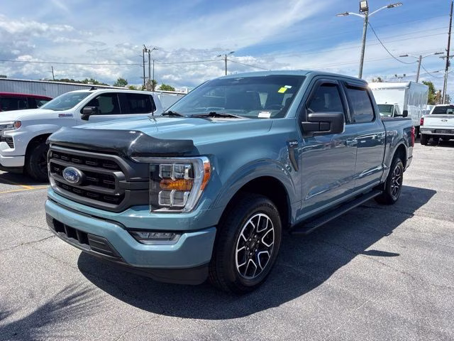 2023 Blue Ford F-150 XLT RWD Truck
