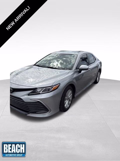 2022 Silver Toyota Camry LE FWD Sedan