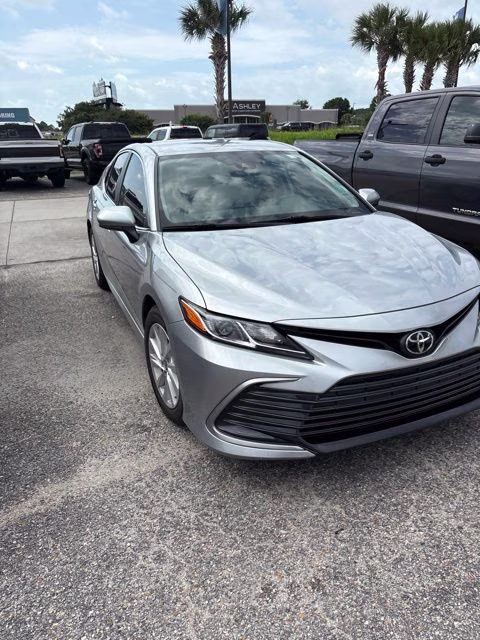 2022 Silver Toyota Camry LE FWD Sedan