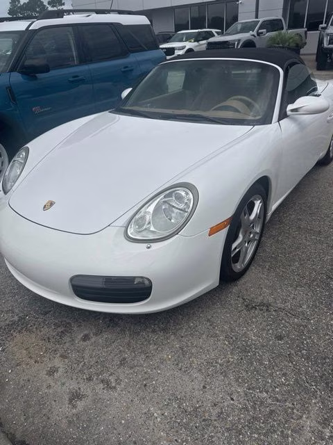 2008 White Porsche Boxster RWD Convertible