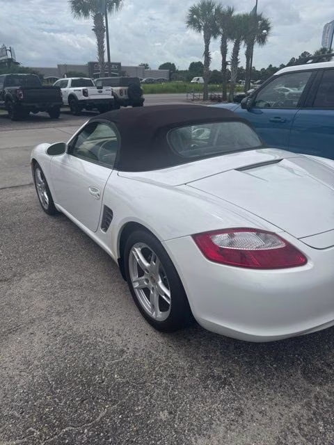 2008 White Porsche Boxster RWD Convertible