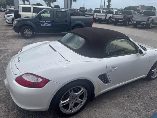 2008 White Porsche Boxster RWD Convertible