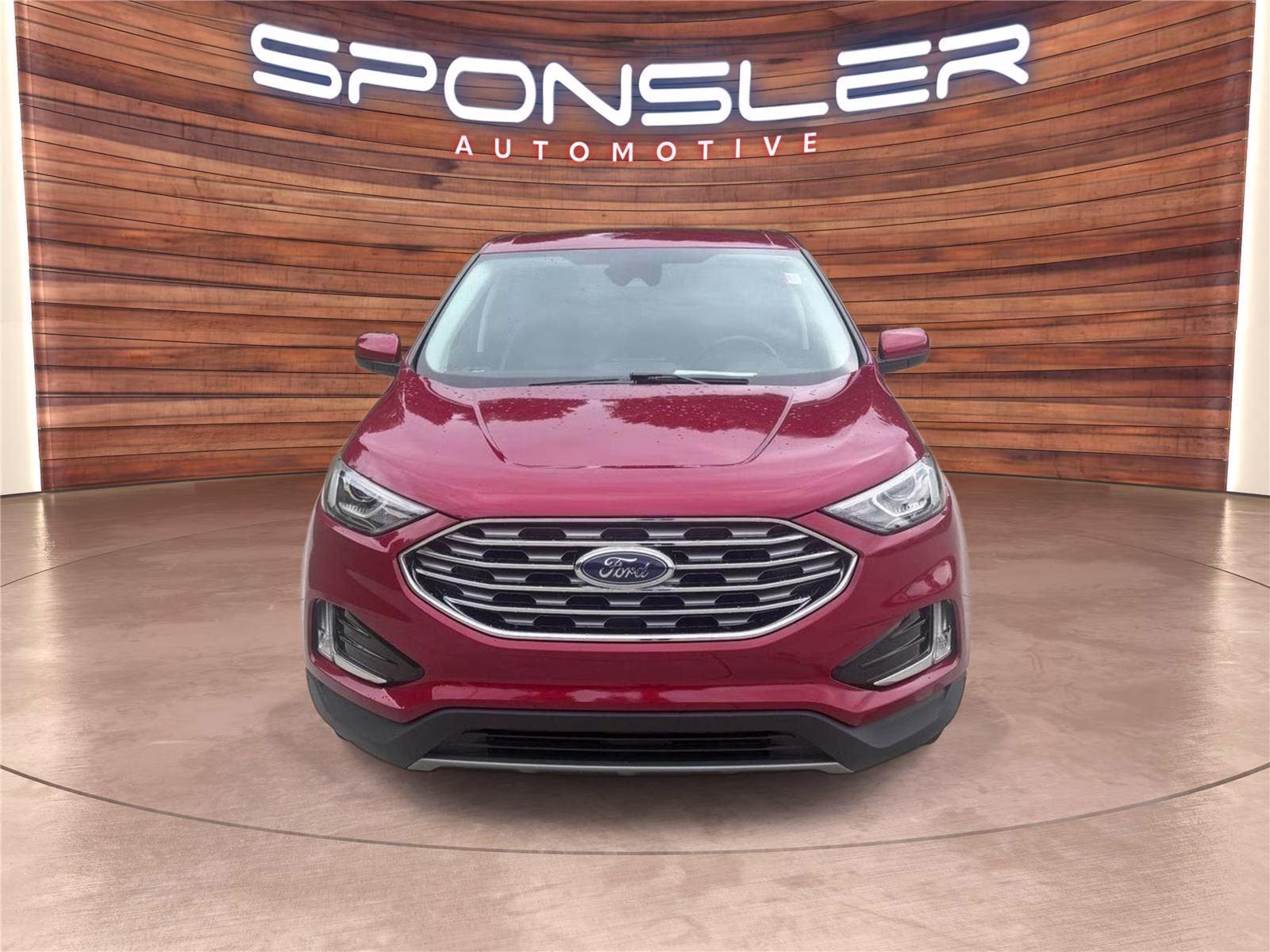 2022 Rapid Red Metallic Tinted Clearcoat Ford Edge SEL AWD Crossover
