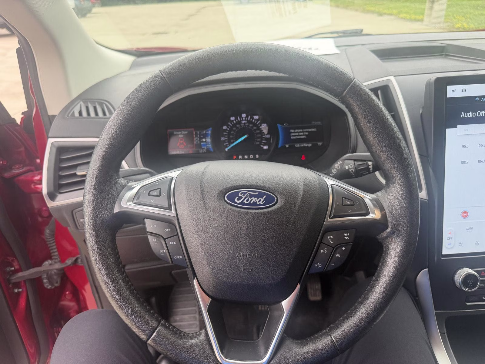 2022 Rapid Red Metallic Tinted Clearcoat Ford Edge SEL AWD Crossover