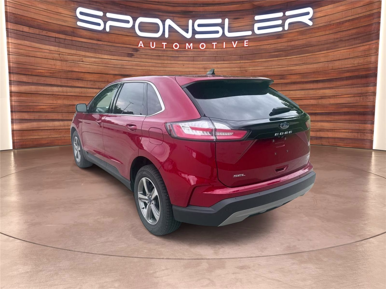 2022 Rapid Red Metallic Tinted Clearcoat Ford Edge SEL AWD Crossover