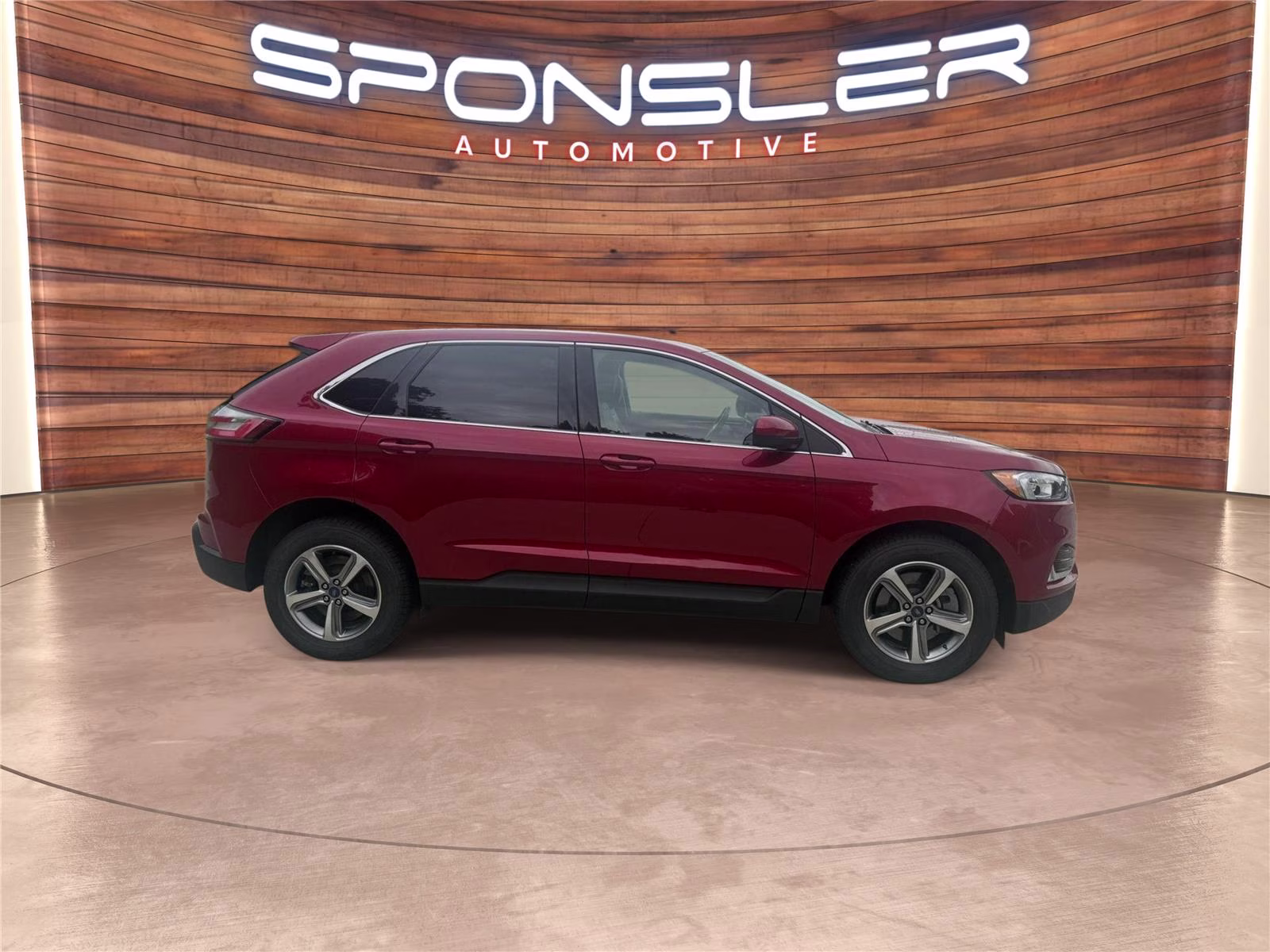 2022 Rapid Red Metallic Tinted Clearcoat Ford Edge SEL AWD Crossover