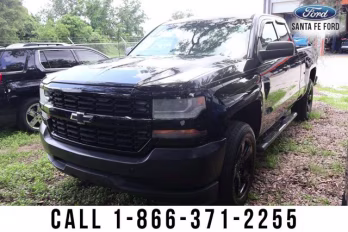 2016 Black Chevrolet Silverado 1500 Work Truck RWD Truck