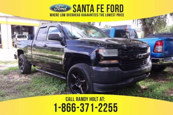 2016 Black Chevrolet Silverado 1500 Work Truck RWD Truck