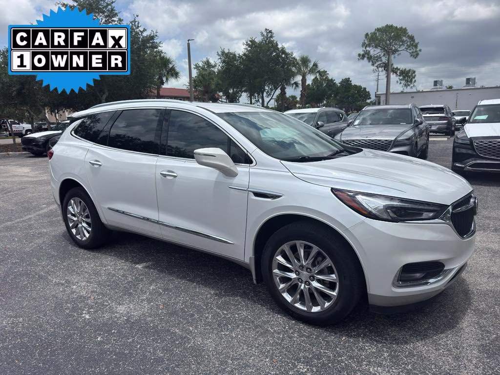 2020 White Frost Tricoat Buick Enclave Essence FWD SUV