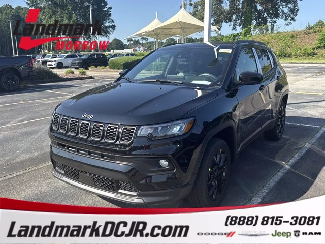 2026 Diamond Black Crystal Pearlcoat Jeep Compass Latitude Altitude 4X4 SUV