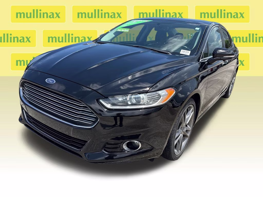2016 Shadow Black Ford Fusion Titanium FWD Sedan