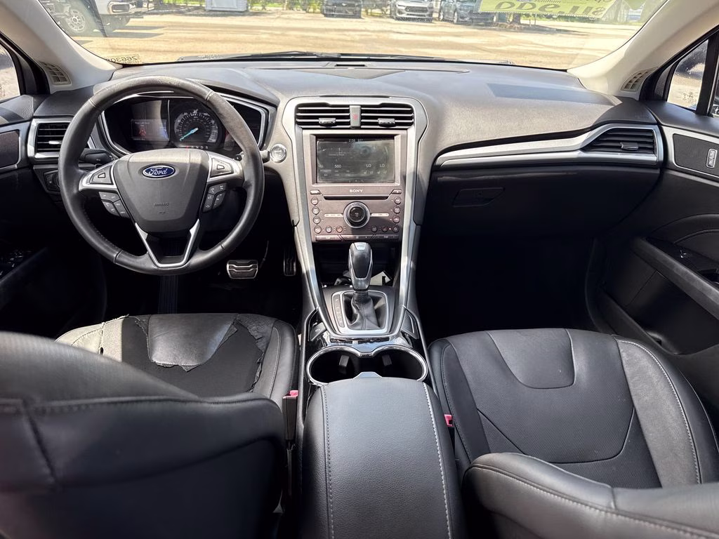 2016 Shadow Black Ford Fusion Titanium FWD Sedan