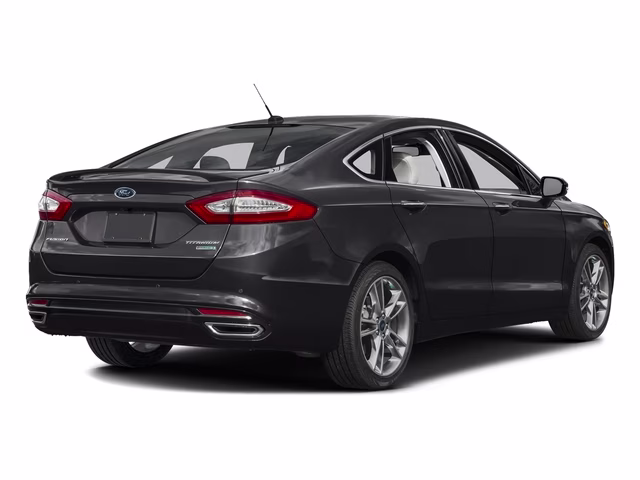 2016 Shadow Black Ford Fusion Titanium FWD Sedan