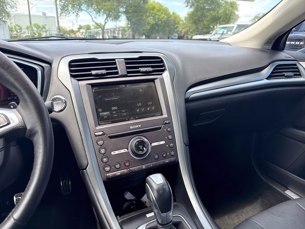 2016 Shadow Black Ford Fusion Titanium FWD Sedan