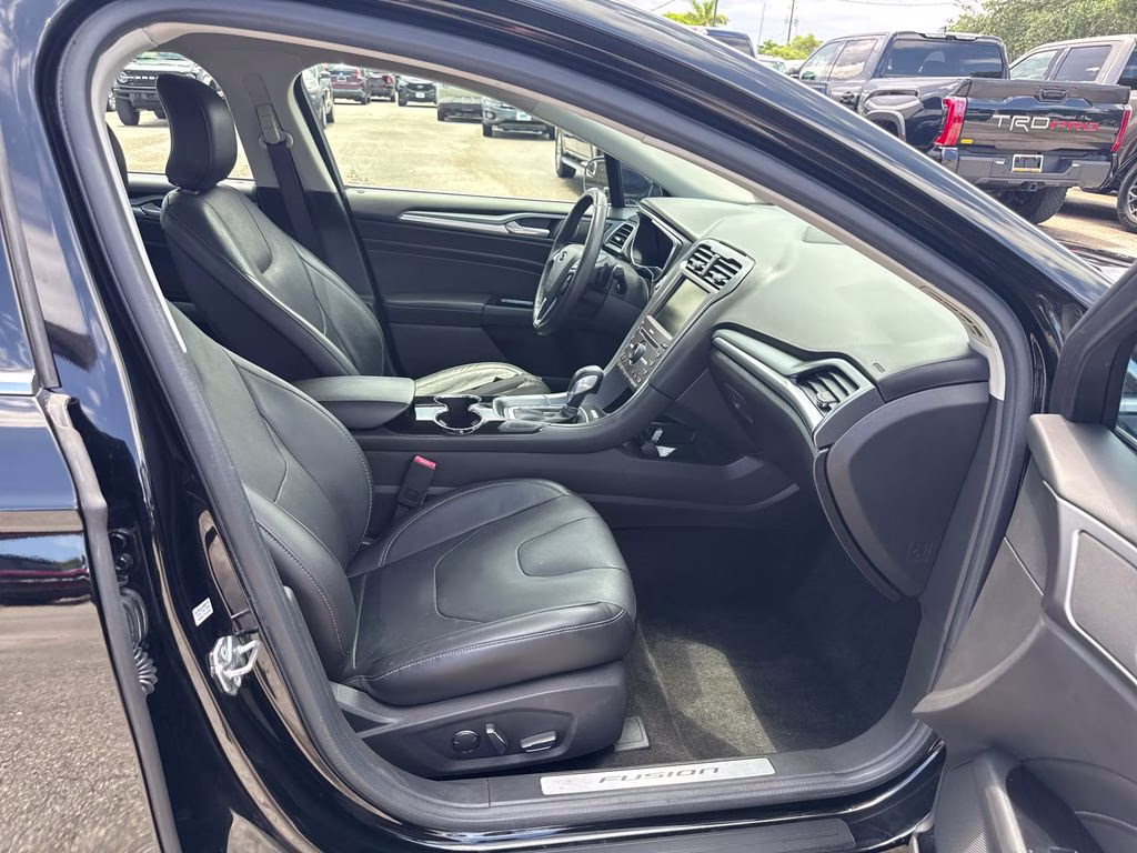 2016 Shadow Black Ford Fusion Titanium FWD Sedan