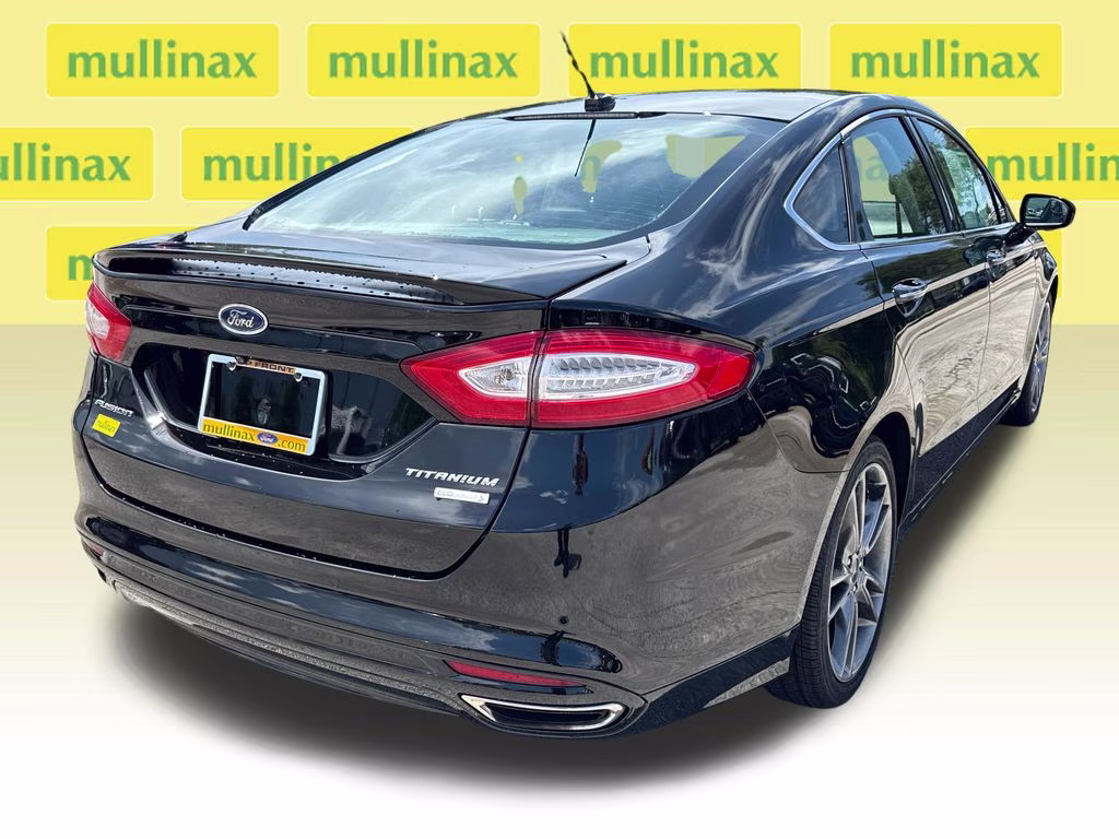 2016 Shadow Black Ford Fusion Titanium FWD Sedan