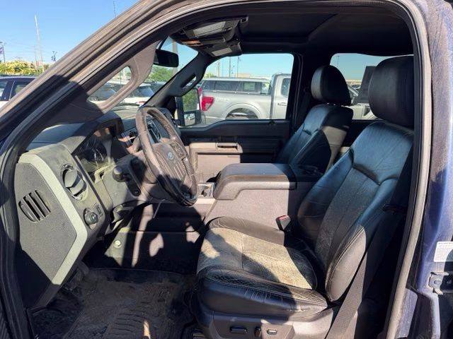 2011 Dark Blue Pearl Metallic Ford Super Duty F-350 SRW Lariat 4X4 Truck