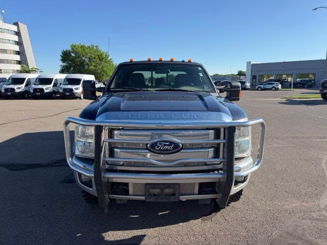 2011 Dark Blue Pearl Metallic Ford Super Duty F-350 SRW Lariat 4X4 Truck