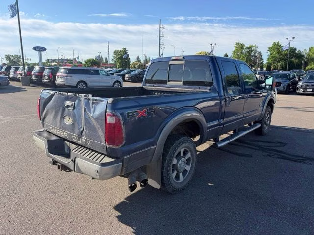 2011 Dark Blue Pearl Metallic Ford Super Duty F-350 SRW Lariat 4X4 Truck