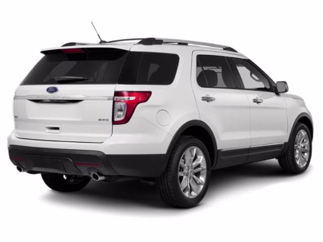 2015 White Platinum Metallic Tri-Coat Ford Explorer XLT FWD SUV