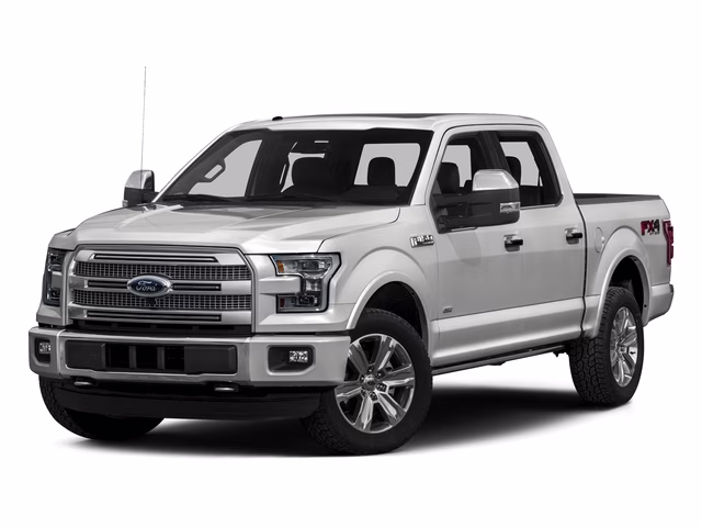 2016 White Platinum Metallic Tri-Coat Ford F-150 Platinum 4X4 Truck